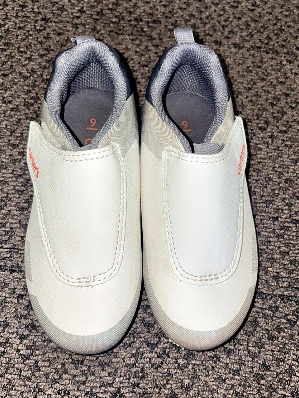 Carter's Kids Slip-On Sneakers White & Gray US 9